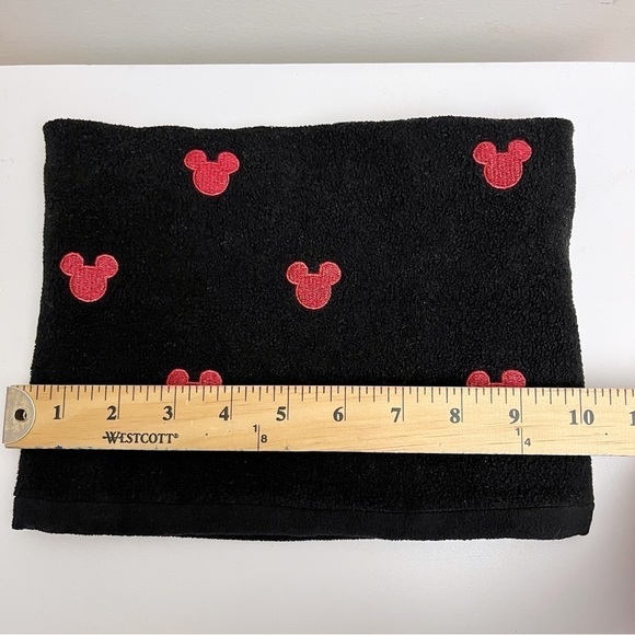 GAP X Disney Mickey Mouse Embroidered Black Neck Gaiter Scarf Kids One Size - Picture 10 of 10